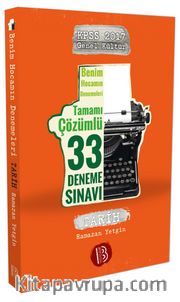 2017 KPSS Tarih Tamamı Çözümlü 33 Deneme  