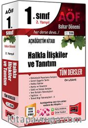 1. Sınıf 2. Yarıyıl Halkla İlişkiler ve Tanıtım Tüm Dersler Bahar Dönemi (Kod:2006)