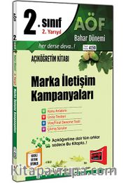 2. Sınıf 4. Yarıyıl Marka İletişim Kampanyaları Bahar Dönemi (Kod:4150)