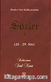 Sözler - 3 (25 - 29. Söz) (Lügatli, Orta Boy)