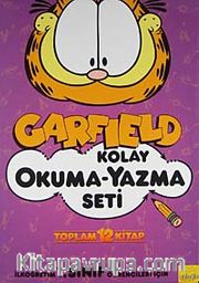 Garfield Kolay Okuma-Yazma Seti (12 Kitap) <br /> İlköğretim 1. Sınıf Öğrencileri İçin