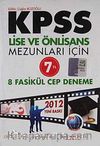 2012 KPSS Lise ve Önlisans Mezunları İçin 8 Fasikül Cep Deneme