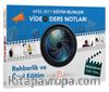 2017 KPSS Eğitim Bilimleri Rehberlik ve Özel Eğitim Video Ders Notları 