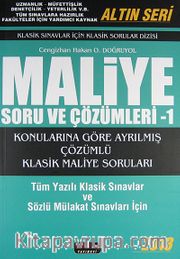 2013 Maliye Soru ve Çözümleri -1