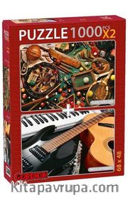 Musıcal Instruments-Classıc Sports 2x1000 Parça Puzzle Takım