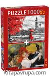 Dance At Bougival-Street Of London 2x1000 Parça Puzzle Takım