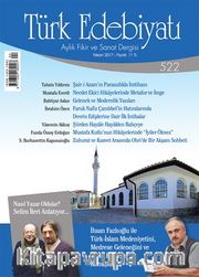 Türk Edebiyatı Aylık Fikir ve Sanat Dergisi Nisan 2017 Sayı 522