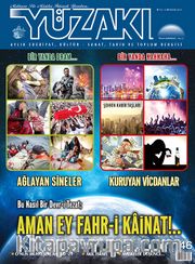 Yüzakı Aylık Edebiyat, Kültür, Sanat, Tarih ve Toplum Dergisi / Sayı:146 Nisan 2017
