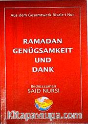 Ramadan Genügsamkeit Und Dank (Ramazan Ris.Almanca)