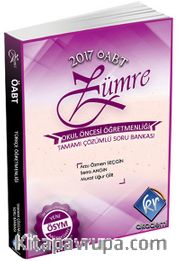 2017 ÖABT Zümre Okul Öncesi Öğretmenliği Çözümlü Soru Bankası