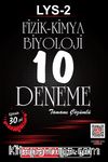 LYS 2 Fizik - Kimya - Biyoloji Tamamı Çözümlü 10 Deneme