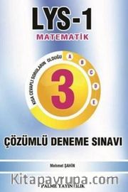 LYS 1 Matematik 3 Çözümlü Deneme Sınavı 