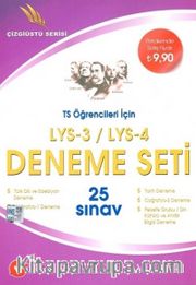 LYS-3 LYS-4 TS Öğrencileri İçin 25 Deneme Sınavı Çizgiüstü Serisi