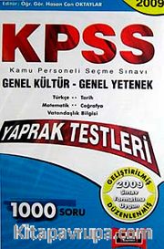 Kpss Genel Yetenek/Genel Kültür Yaprak Testleri/2009