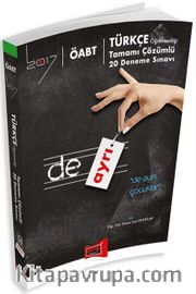 2017 KPSS ÖABT De Ayrı Türkçe Öğretmenliği Tamamı Çözümlü 20 Deneme Sınavı
