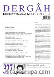 Dergah Edebiyat Sanat Kültür Dergisi Sayı 327 Mayıs 2017