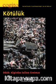 Cogito 86 Üç Aylık Düşünce Dergisi Bahar 2017 - Kötülük