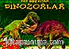 Dinozorlar (Yeşil) & 54 Parçalı 5 Yapboz