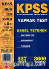 KPSS Genel Yetenek Yaprak Test