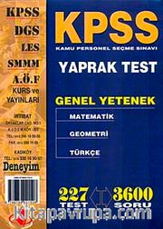 KPSS Genel Yetenek Yaprak Test