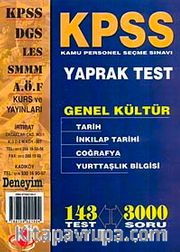 KPSS Genel Kültür Yaprak Test