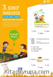 3. Sınıf İngilizce Yaprak Test Çek Kopar