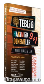 Adli Hakimlik Tebliğ Tamamı Çözümlü 9+1 Denemeler