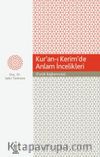 Kur’an-ı Kerim’de Anlam İncelikleri (Furuk Bağlamında) 