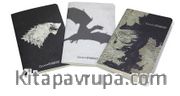 Game of Thrones 3'lü Not Defteri Seti (3 Kitap) (GOT 221)
