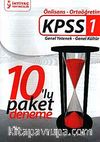 2010 KPSS 1 Önlisans Ortaöğretim Genel Yetenek-Genel Kültür 10'lu Paket Deneme