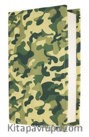 Kitap Kılıfı - Kamuflaj (M - 31x21cm)