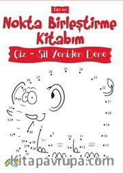 Nokta Birleştirme Kitabım Kırmızı / Çiz - Sil Yeniden Dene
