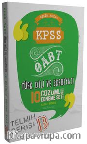 2017 ÖABT Türk Dili ve Edebiyatı Öğretmenliği Tamamı Çözümlü 10 Deneme Sınavı 