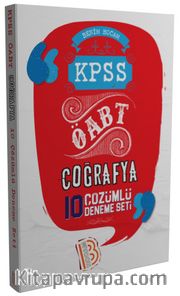 2017 ÖABT Coğrafya Öğretmenliği Tamamı Çözümlü 10 Deneme Sınavı 
