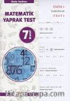 7. Sınıf Matematik Yaprak Test 