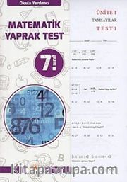 7. Sınıf Matematik Yaprak Test 