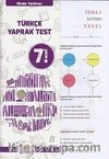 7. Sınıf Türkçe Yaprak Test 