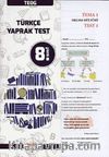 8. Sınıf TEOG Türkçe Yaprak Test 