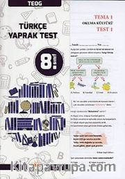 8. Sınıf TEOG Türkçe Yaprak Test 
