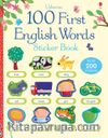 100 First English Words Sticker Book