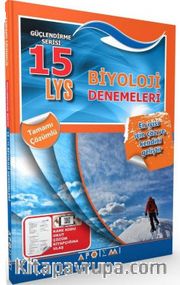 LYS Biyoloji Tamamı  Çözümlü 15 Deneme Sınavı