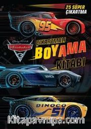 Arabalar 3 Çıkartmalı Boyama Kitabı