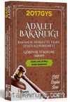 2017 GYS Adalet Bakanlığı Bakanlık Merkez ve Taşra Teşkilatı Personeli Görevde Yükselme Sınavı Konu Anlatımlı Soru Bankası