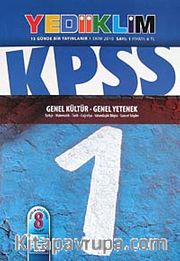 KPSS Genel Yetenek-Genel Kültür Dergi Seti (12 Dergi)