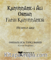 Kanunnamei Ali Osman Fatih Kanunnamesi