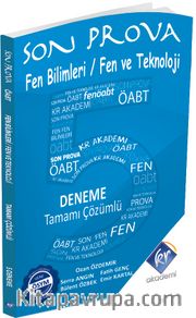 2017 Son Prova Fen Bilimleri / Fen ve Teknoloji Öğretmenliği 5 Çözümlü Deneme 