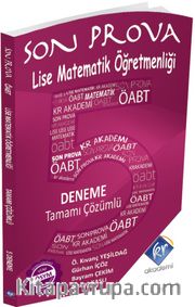 2017 Son Prova Lise Matematik Öğretmenliği 5 Çözümlü Deneme 