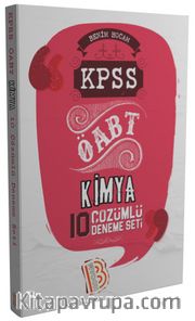 KPSS ÖABT Kimya 10 Çözümlü Deneme Seti