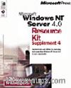 Microsoft  Windows NT  Server 4.0 Resource Kit Supplement 4