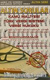 Altın Sorular Kamu Maliyesi Türk Vergi Sistemi Vergi Hukuku